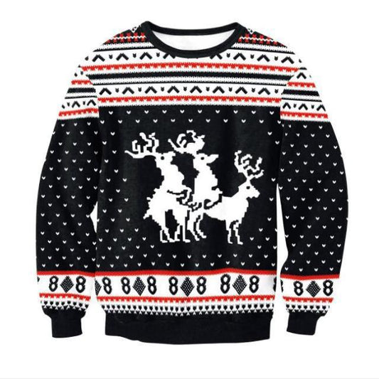 Deer Christmas Ugly Christmas Sweater 