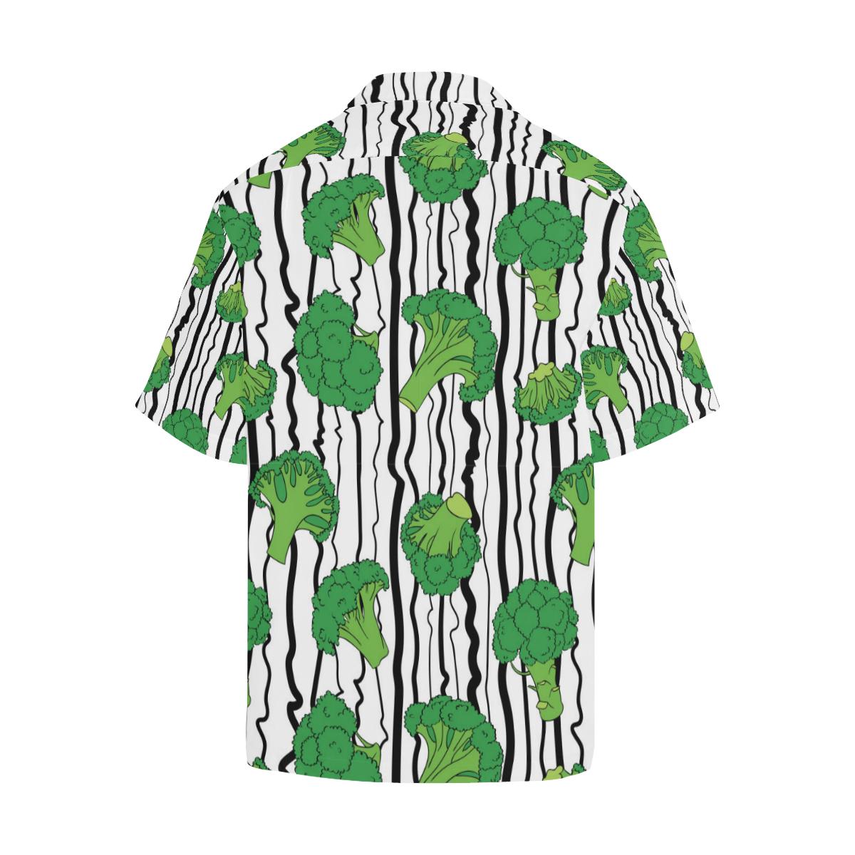 Cool Broccoli Pattern Mens All Over Print Hawaiian Shirt