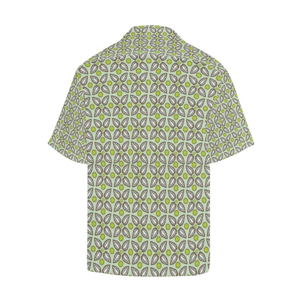 Cocoa Pattern Background Mens All Over Print Hawaiian Shirt