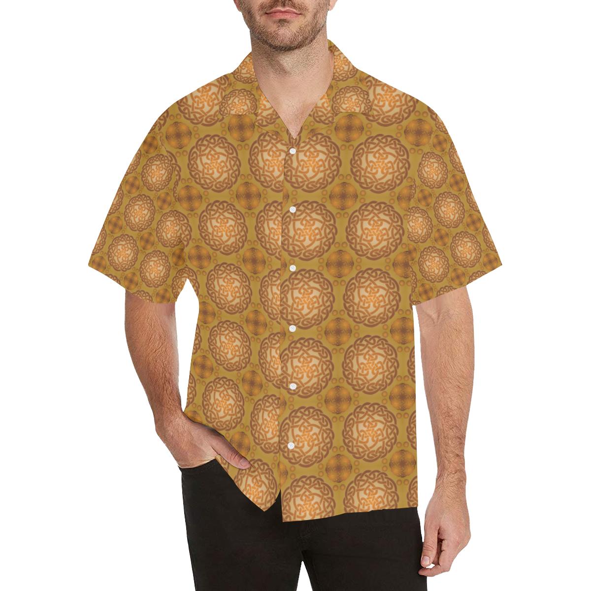 Celtic Pattern Print Design Hawaiian Shirt