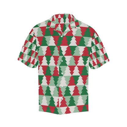 Christmas Tree Pattern Print Design Hawaiian Shirt