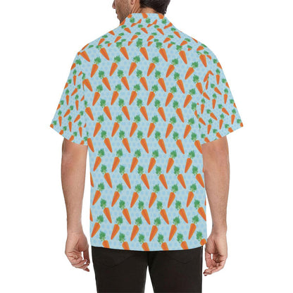 Carrot Pattern Print Design Hawaiian Shirt