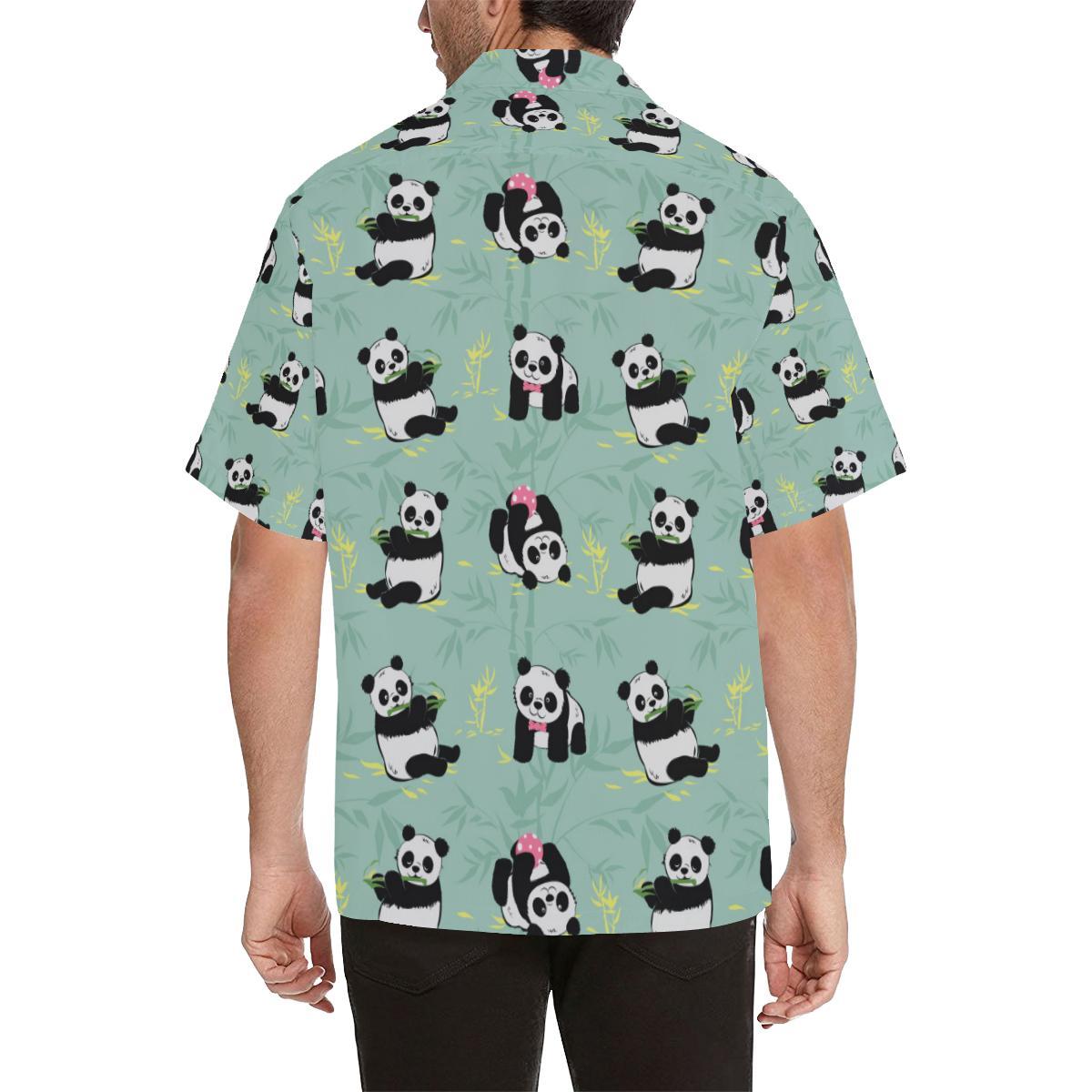 Panda Pattern Print Design A Hawaiian Shirt