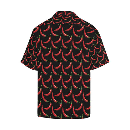 Chilli Pepper Pattern Print Design Hawaiian Shirt