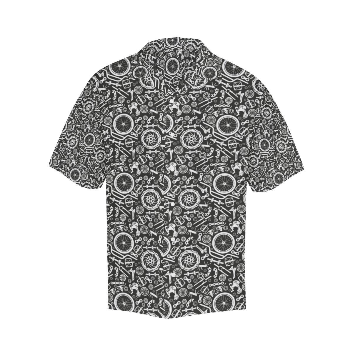 Bicycle Tools Pattern Print Design Hawaiian Shirt