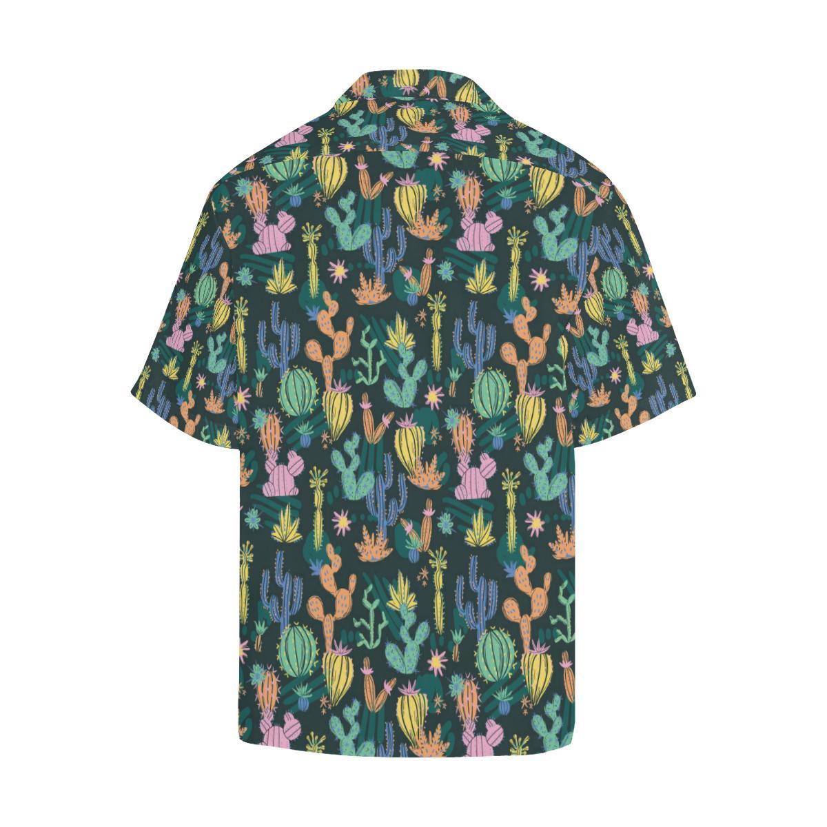 Cactus Pattern Print Design Hawaiian Shirt