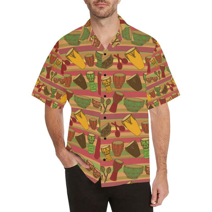 Percussion Pattern Print Design Hawaiian Shirt
