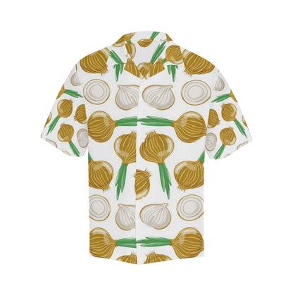 Onion Pattern Background Mens All Over Print Hawaiian Shirt