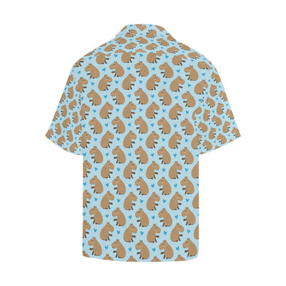 Capybara Pattern Print Design Hawaiian Shirt