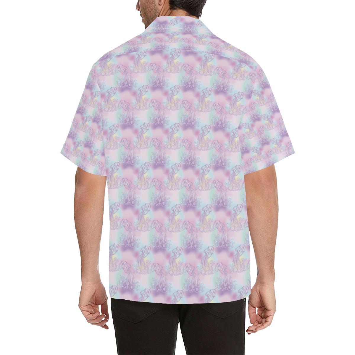 Aquarius Zodiac Pattern Print Design Hawaiian Shirt
