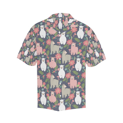 Alpaca Pattern Print Design Hawaiian Shirt