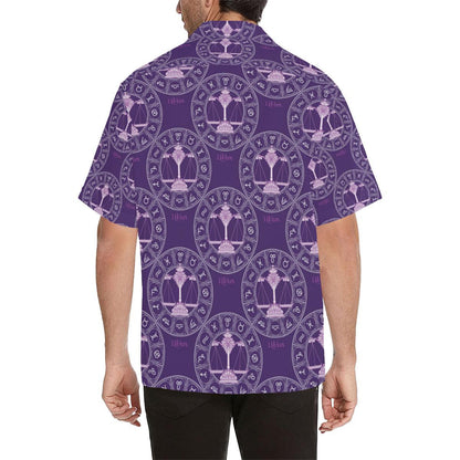 Libra Pattern Print Design Hawaiian Shirt