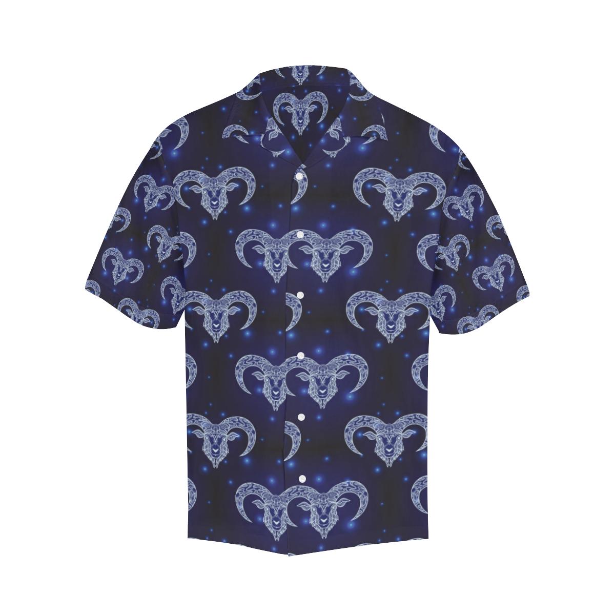 Aries Zodiac Pattern Print Design Hawaiian Shirt