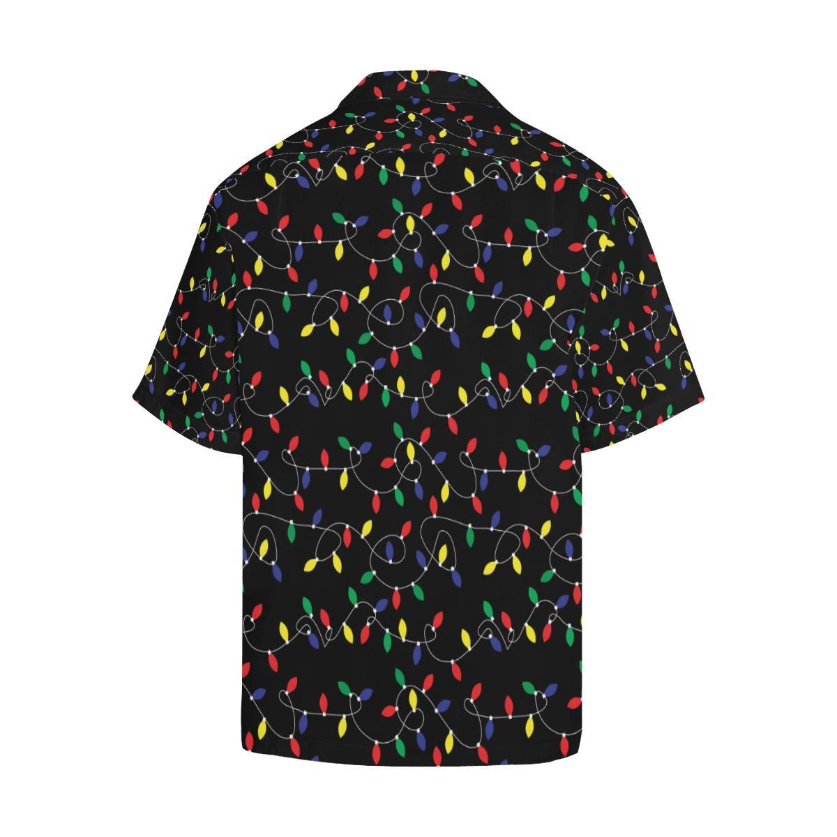 Christmas Light Pattern Print Design Hawaiian Shirt