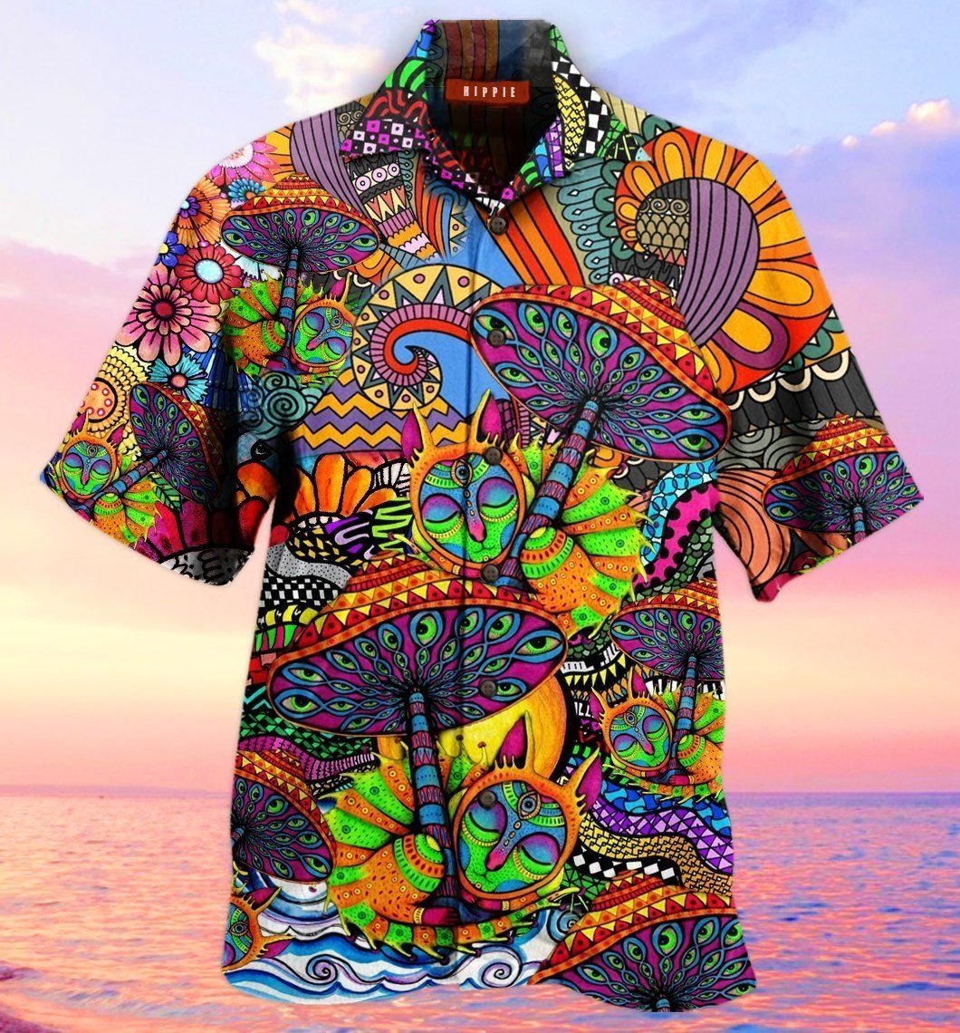 Hippie Unisex Hawaiian Shirt