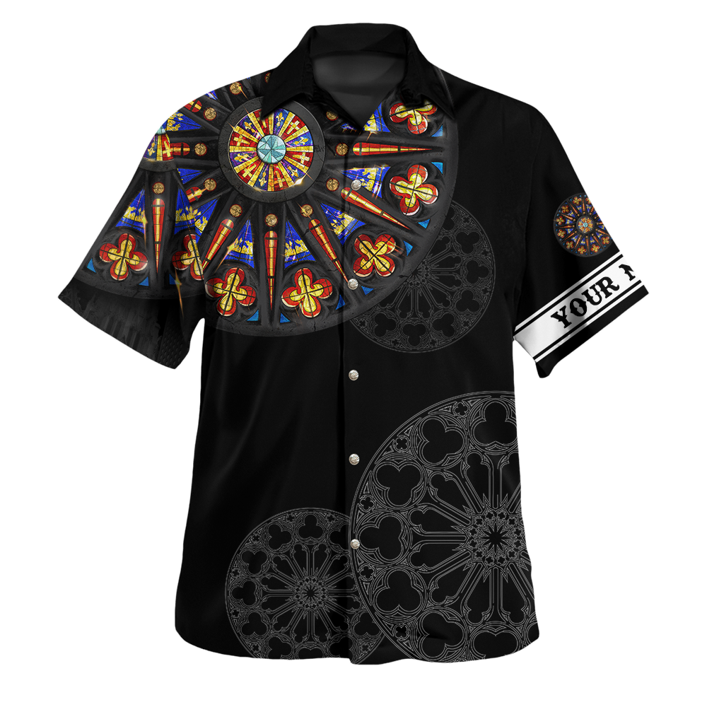 Am Style Christian Architecture 2D Print Unisex Fashion Hawaii Shirt - Full Size Hawaiian