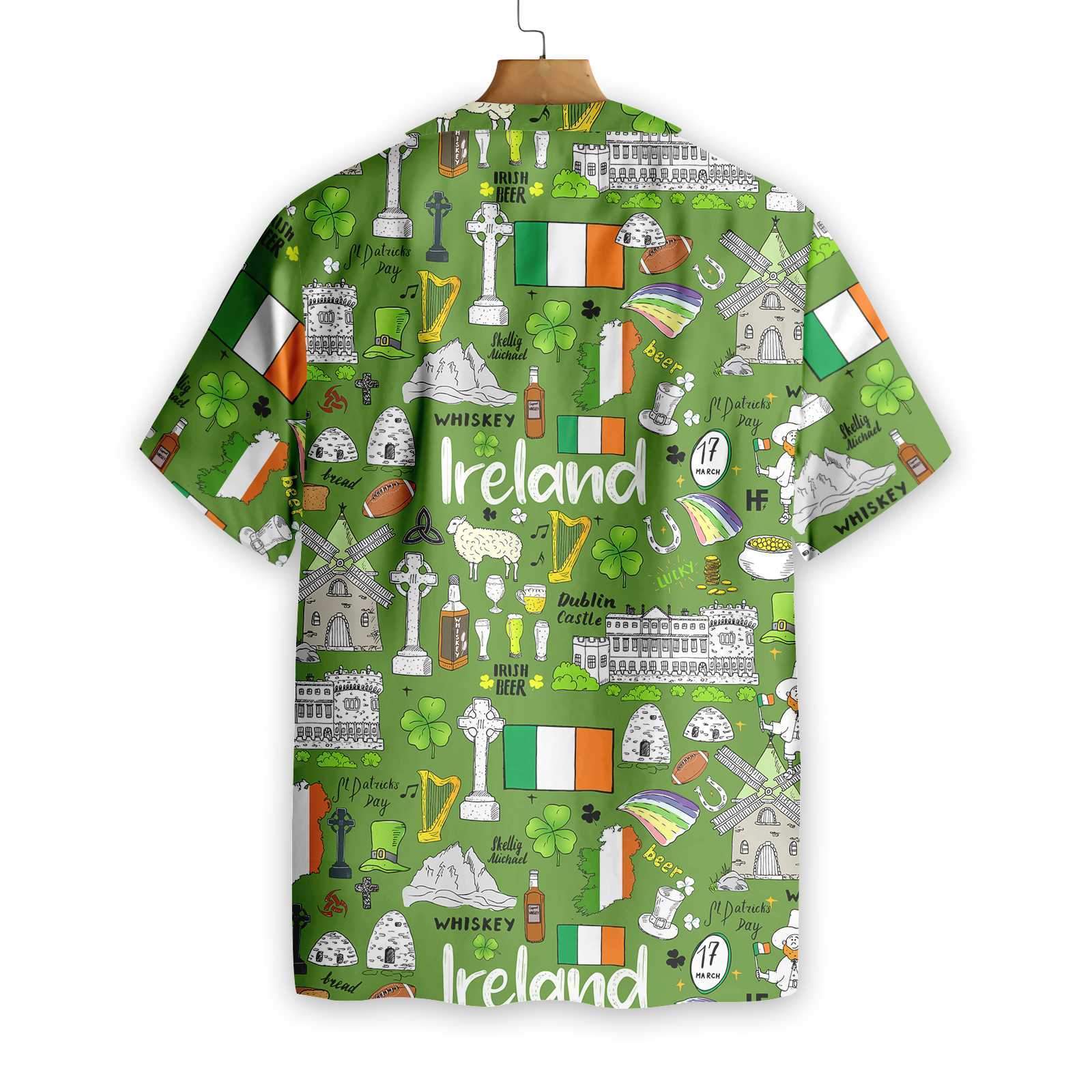 Irish Saint Patrick Day 3D All Over Printed Hawaii Shirt Hawaiian