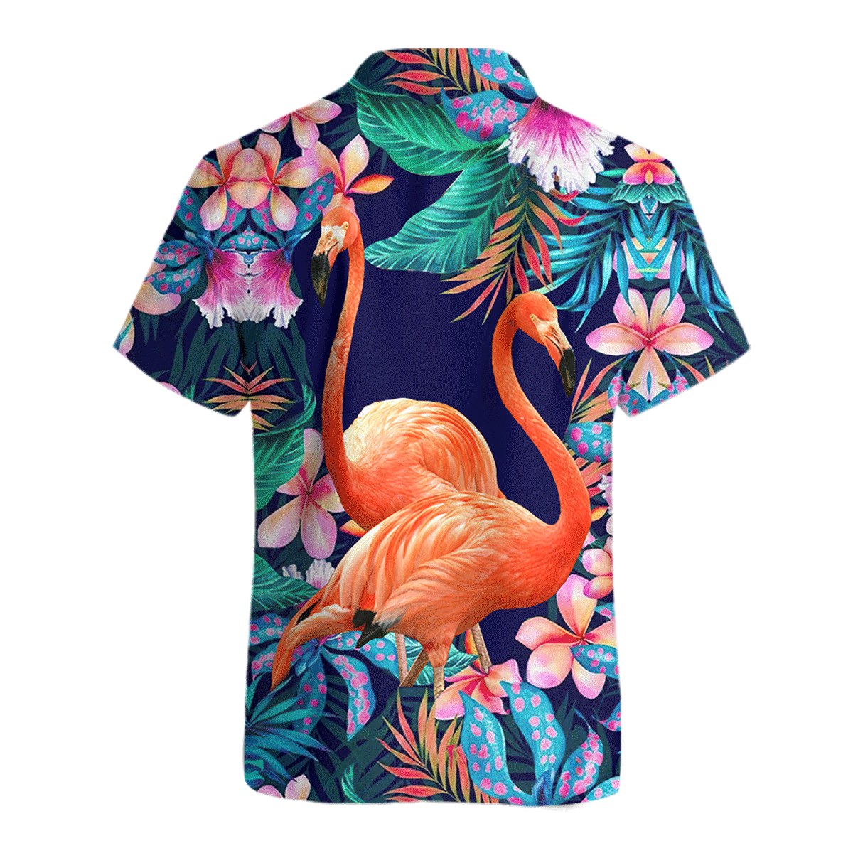 Flamingo Hawaii Shirt Unique Beach Hawaiian