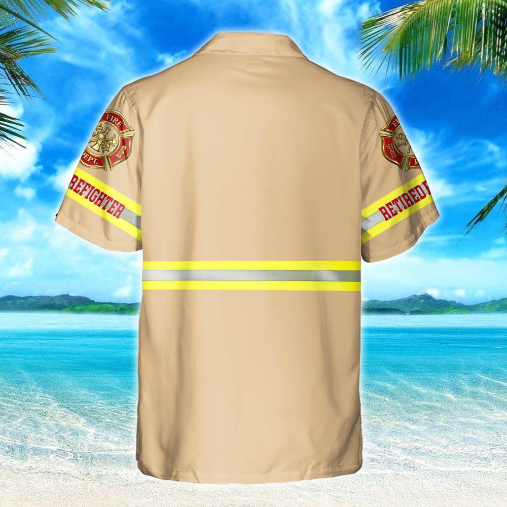 Retired Firefighter Hawaiian Shirt Thh3196Hw