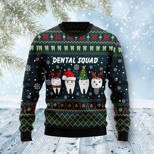 Dental Squad Ugly Christmas Sweater 