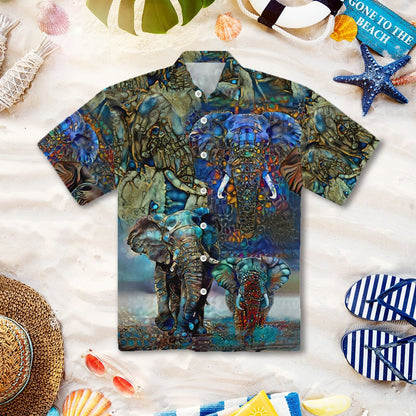 OragonTee Elephant Hawaiian Shirt | For Men & Women | Adult | HW2425