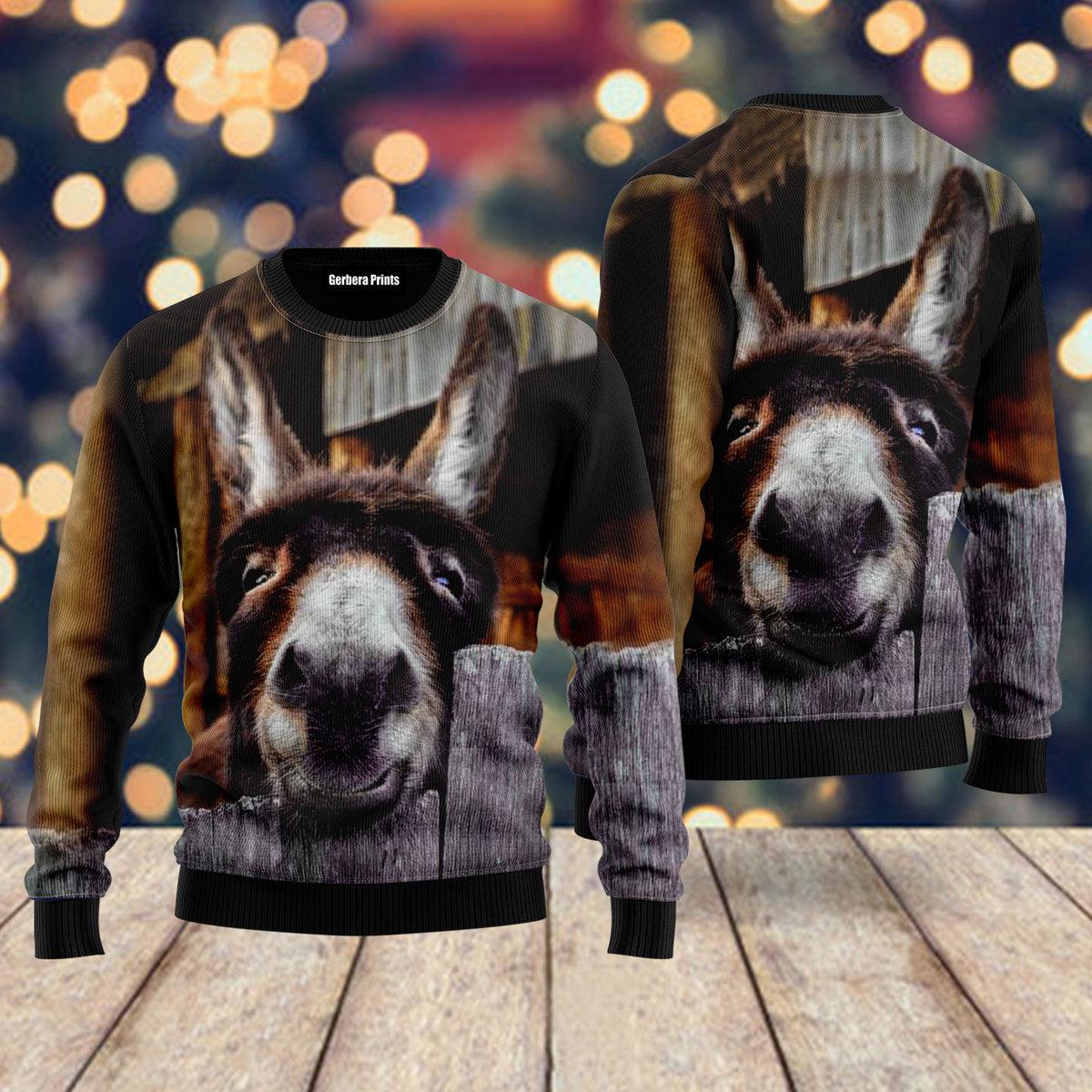 Donkey Cute Ugly Christmas Sweater 