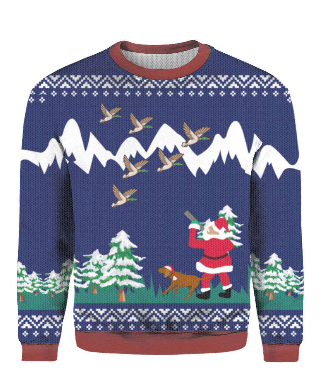 Duck Hunting Christmas Ugly Christmas Sweater 