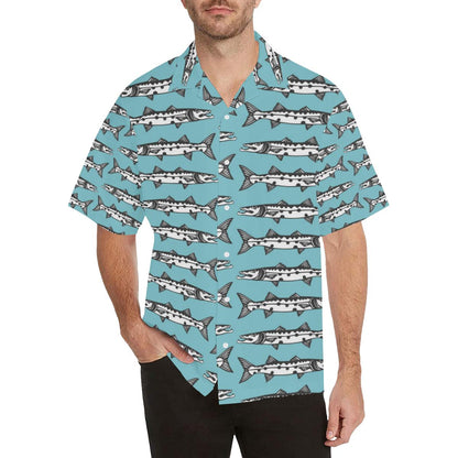 Barracuda Pattern Print Design Hawaiian Shirt