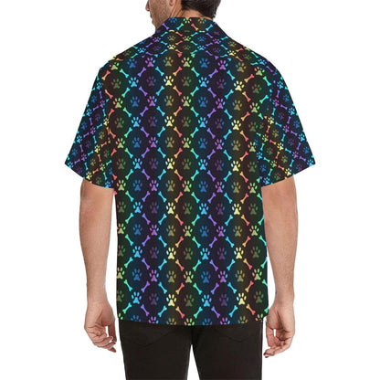 Paw Rainbow Pattern Print Design A Hawaiian Shirt