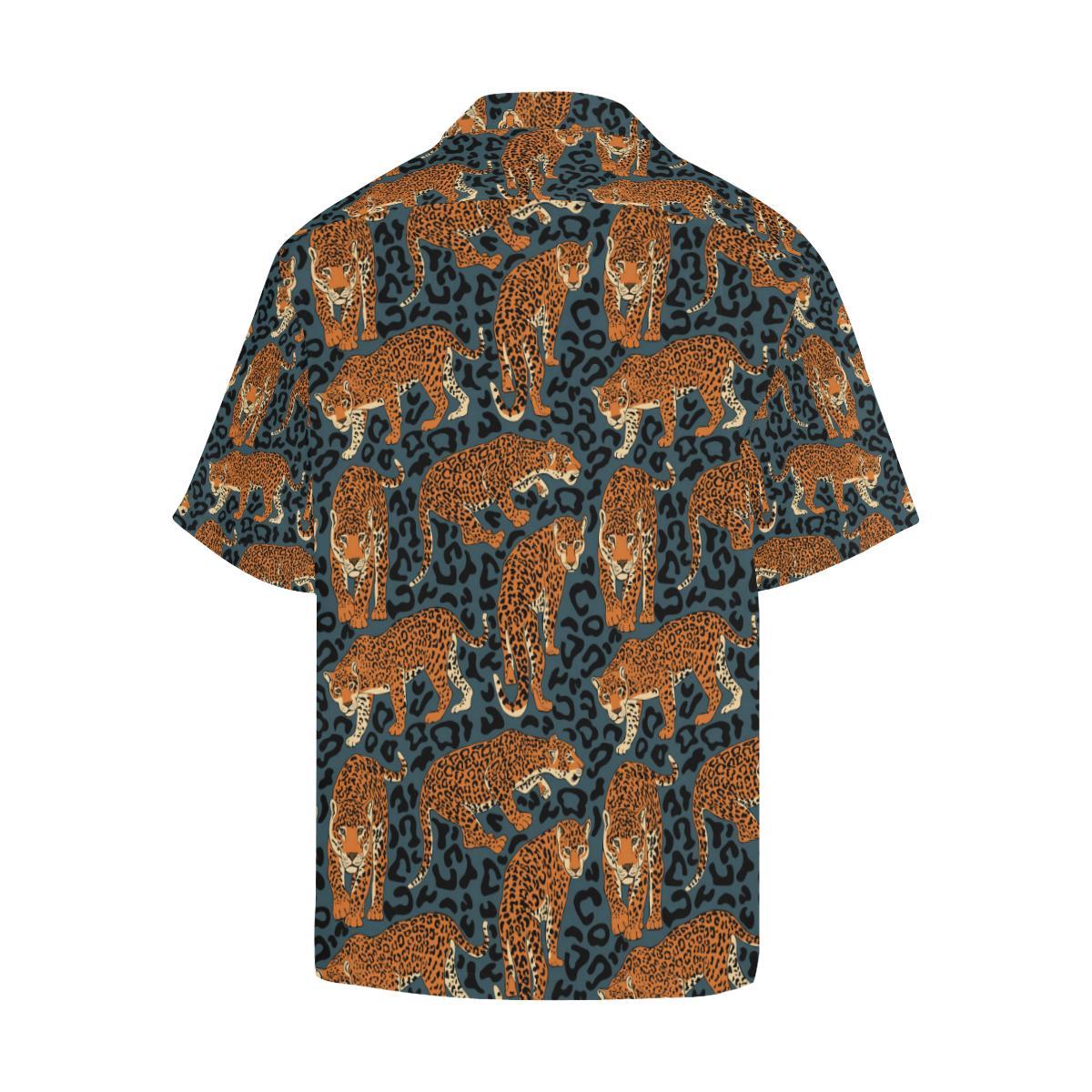 Jaguar Pattern Print Design Hawaiian Shirt