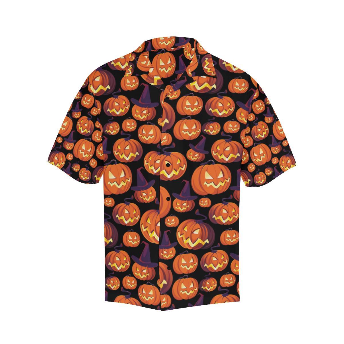 Halloween Pattern Print Design Hawaiian Shirt