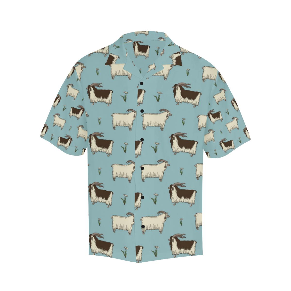 Goat Pattern Print Design Hawaiian Shirt