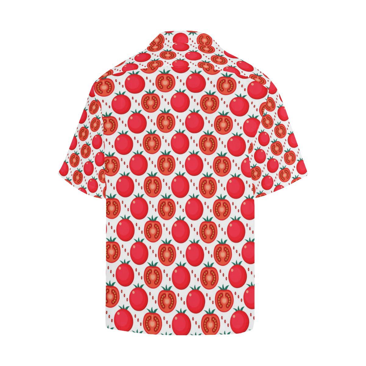 Tomato Pattern Mens All Over Print Hawaiian Shirt