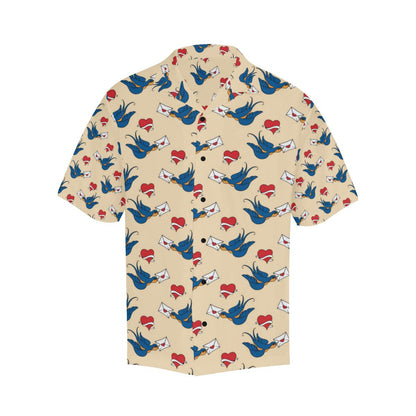 Swallow Bird Pattern Print Design Hawaiian Shirt