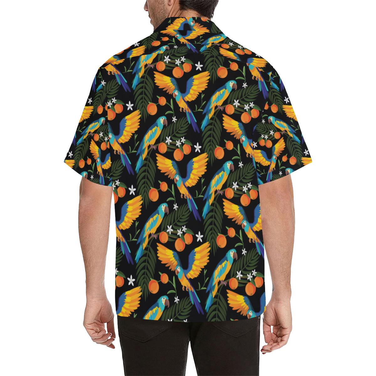 Macaw Pattern Print Design Hawaiian Shirt