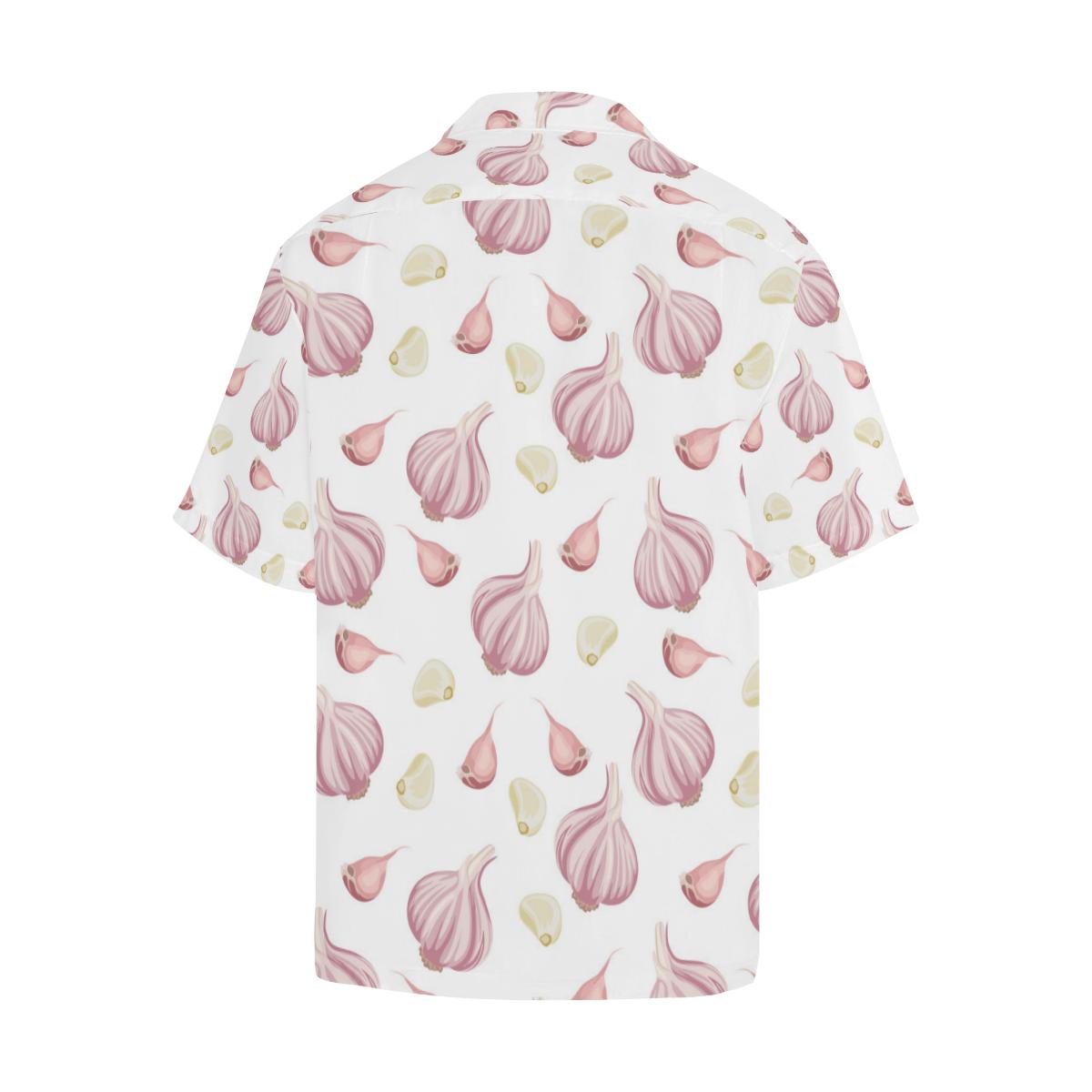 Garlic Pattern Mens All Over Print Hawaiian Shirt