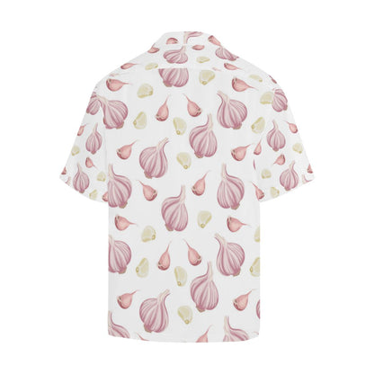 Garlic Pattern Mens All Over Print Hawaiian Shirt