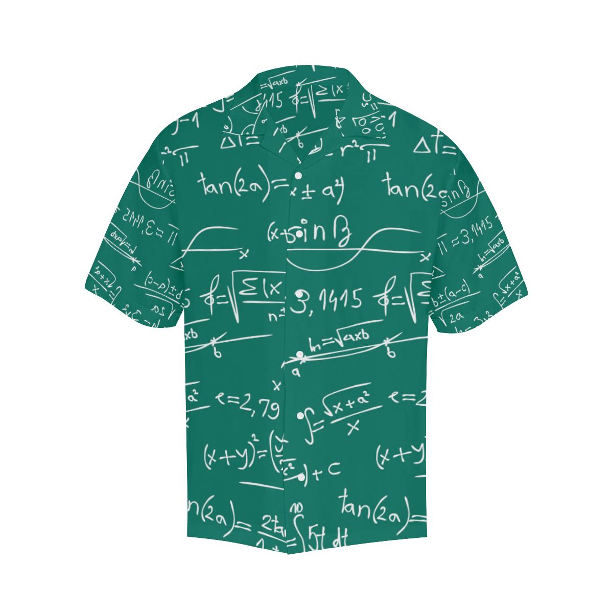 Math Pattern Print Design Hawaiian Shirt