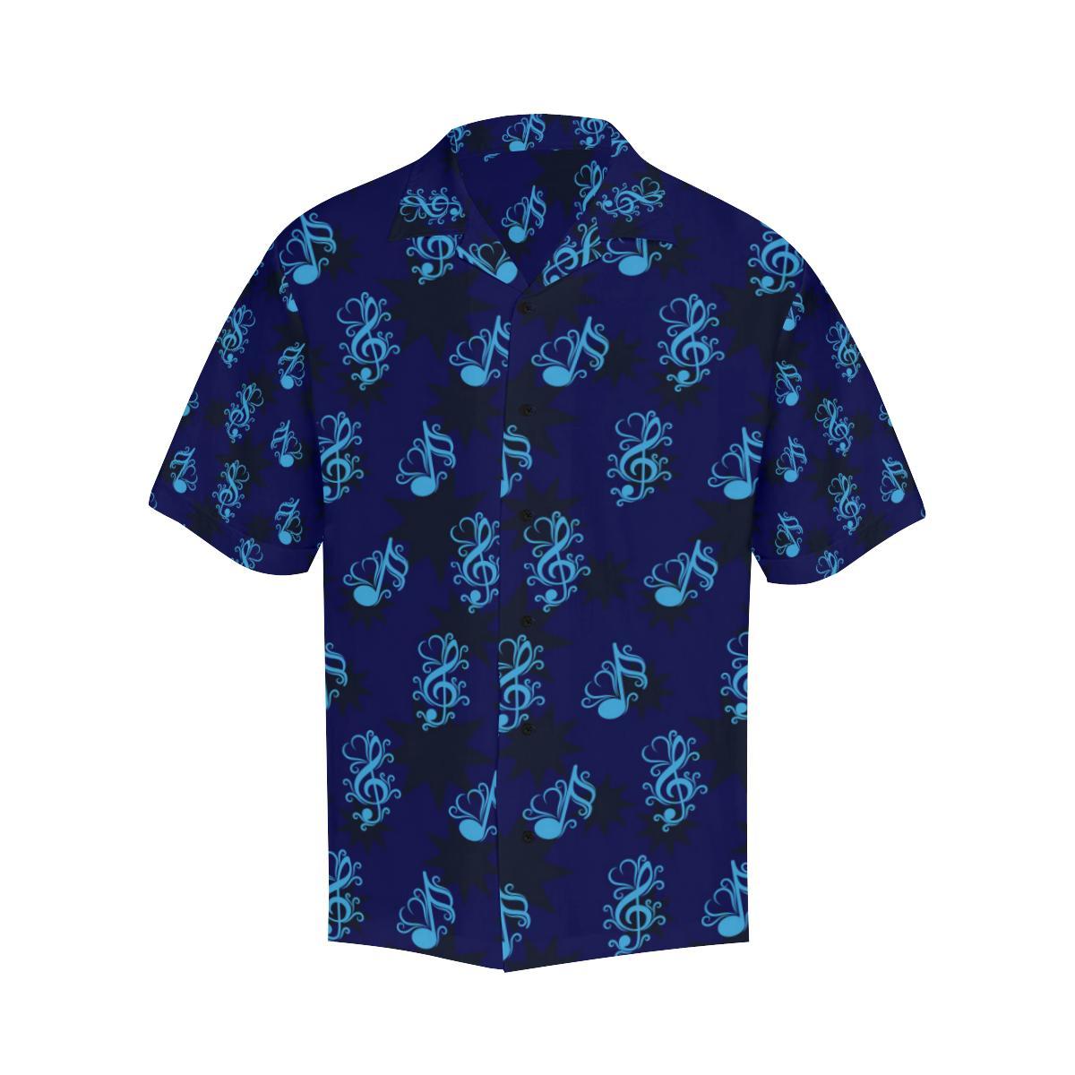 Music Note Pattern Print Design A Hawaiian Shirt