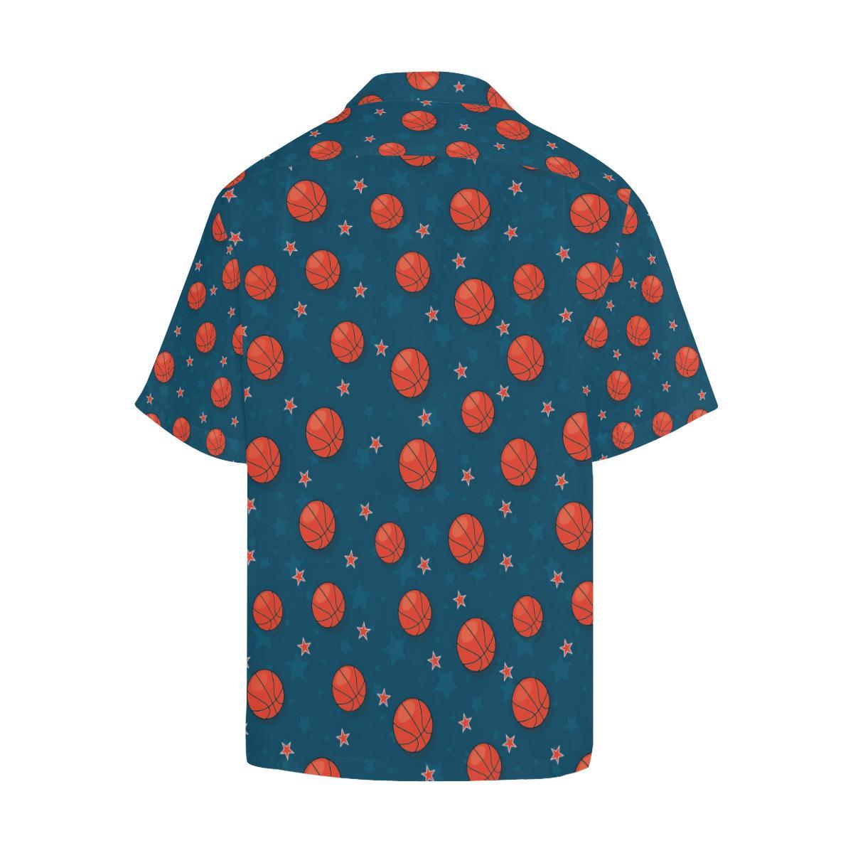 Basketball Pattern Print Design Hawaiian Shirt