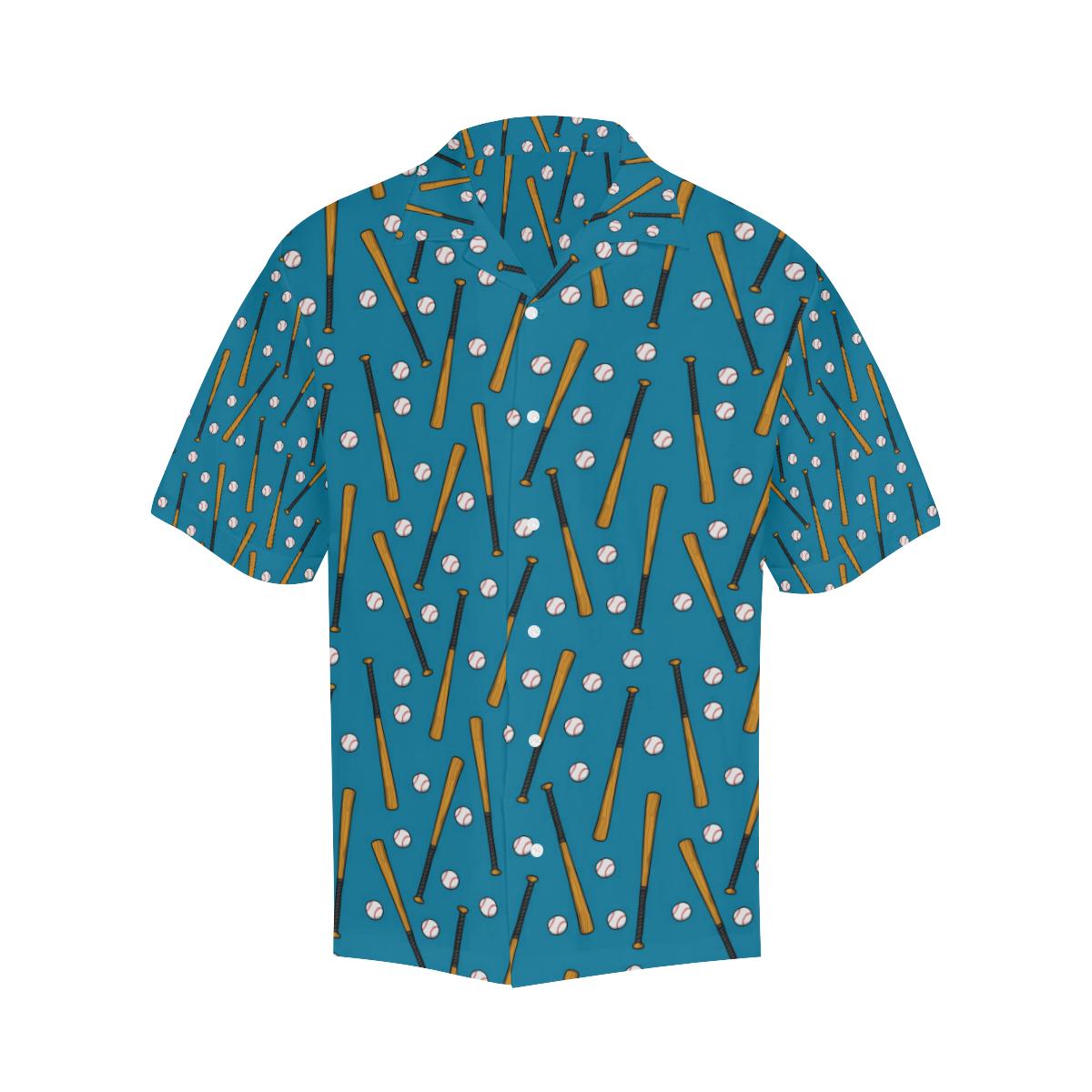 Baseball Pattern Print Design Hawaiian Shirt