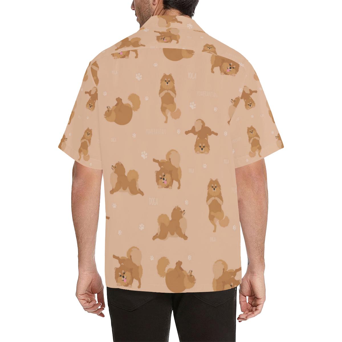 Pomeranians Pattern Print Design A Hawaiian Shirt