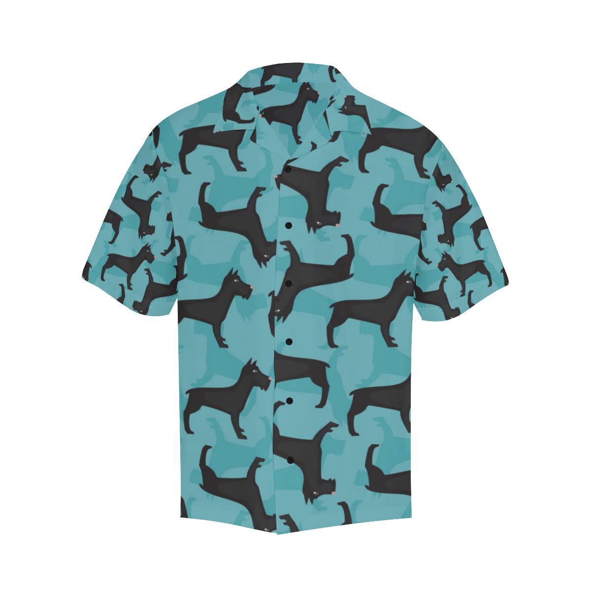 Schnauzers Pattern Print Design A Hawaiian Shirt