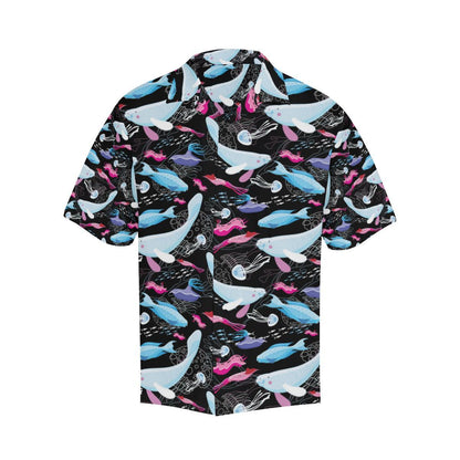 Manatee Pattern Print Design Hawaiian Shirt