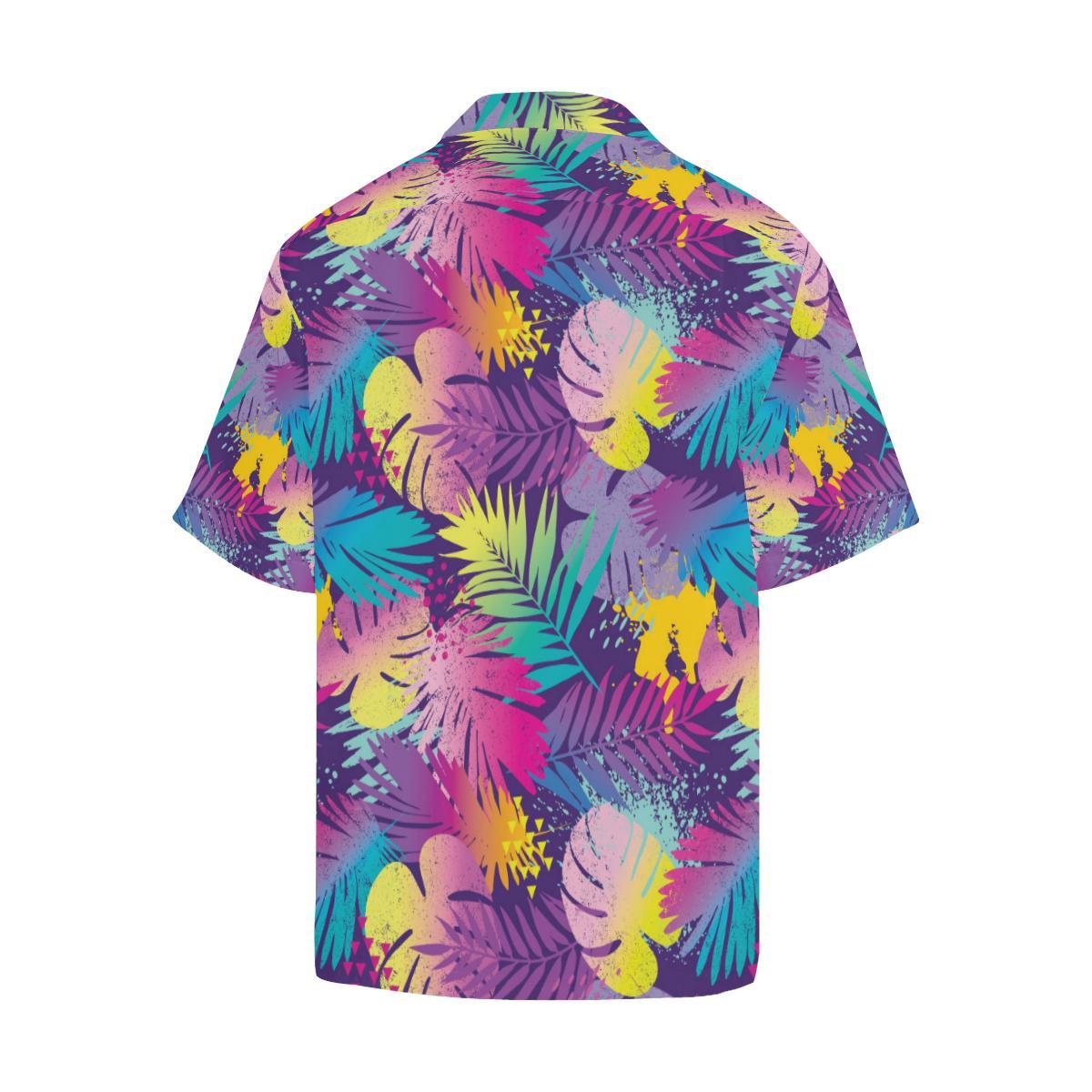 Palm Leaf Pattern Print Design A Hawaiian Shirt