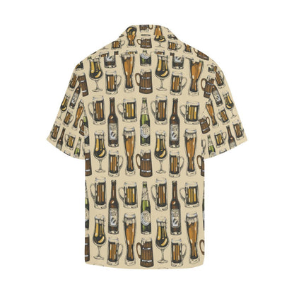 Beer Pattern Print Design Hawaiian Shirt