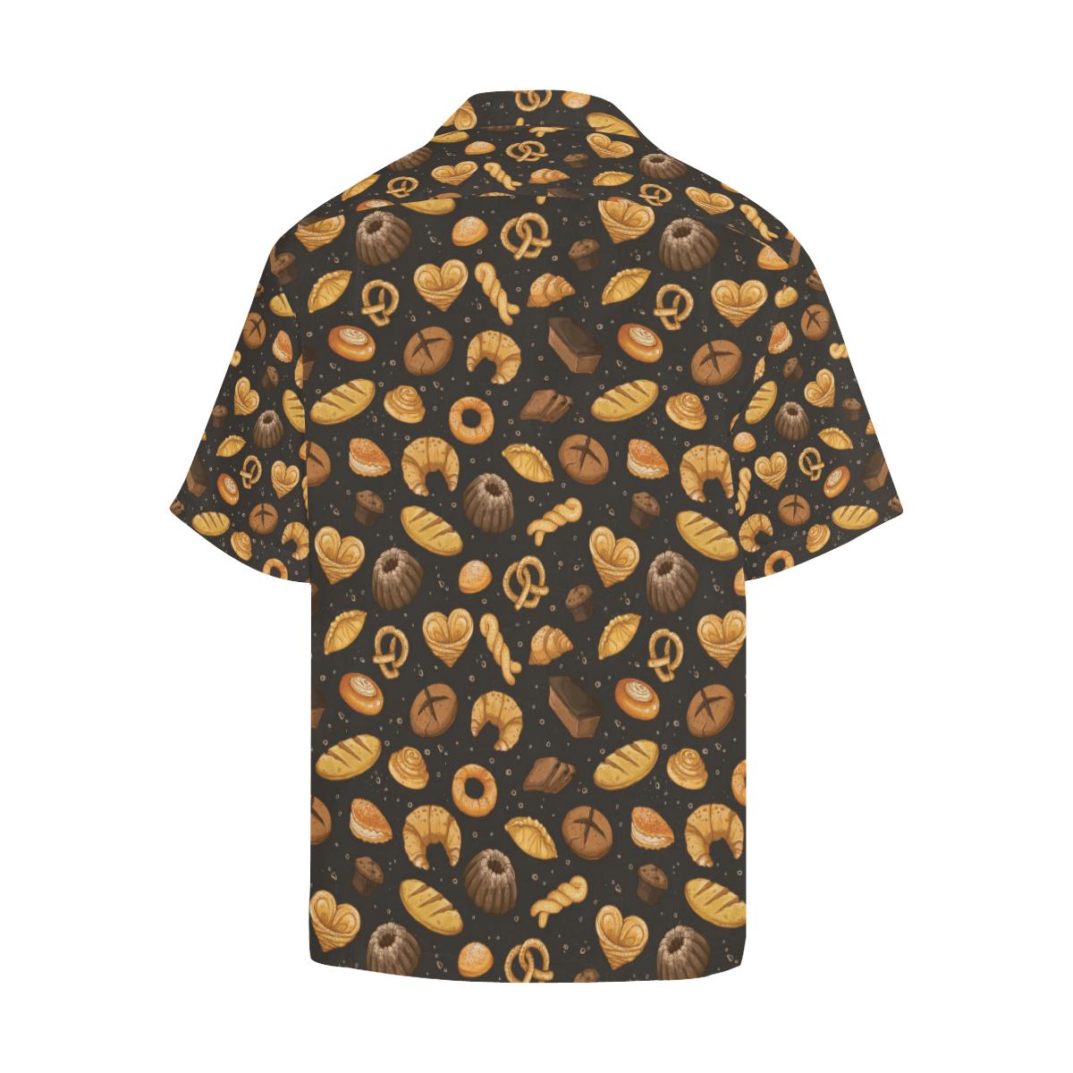 Bread Pattern Print Design Hawaiian Shirt