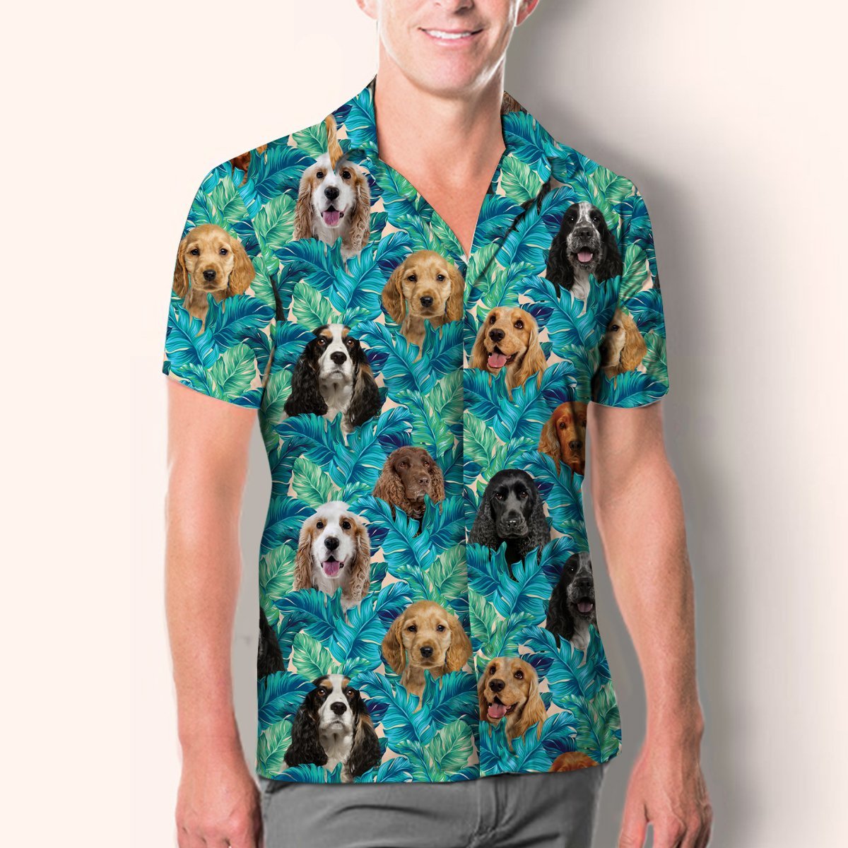 English Cocker Spaniel - Hawaiian Shirt