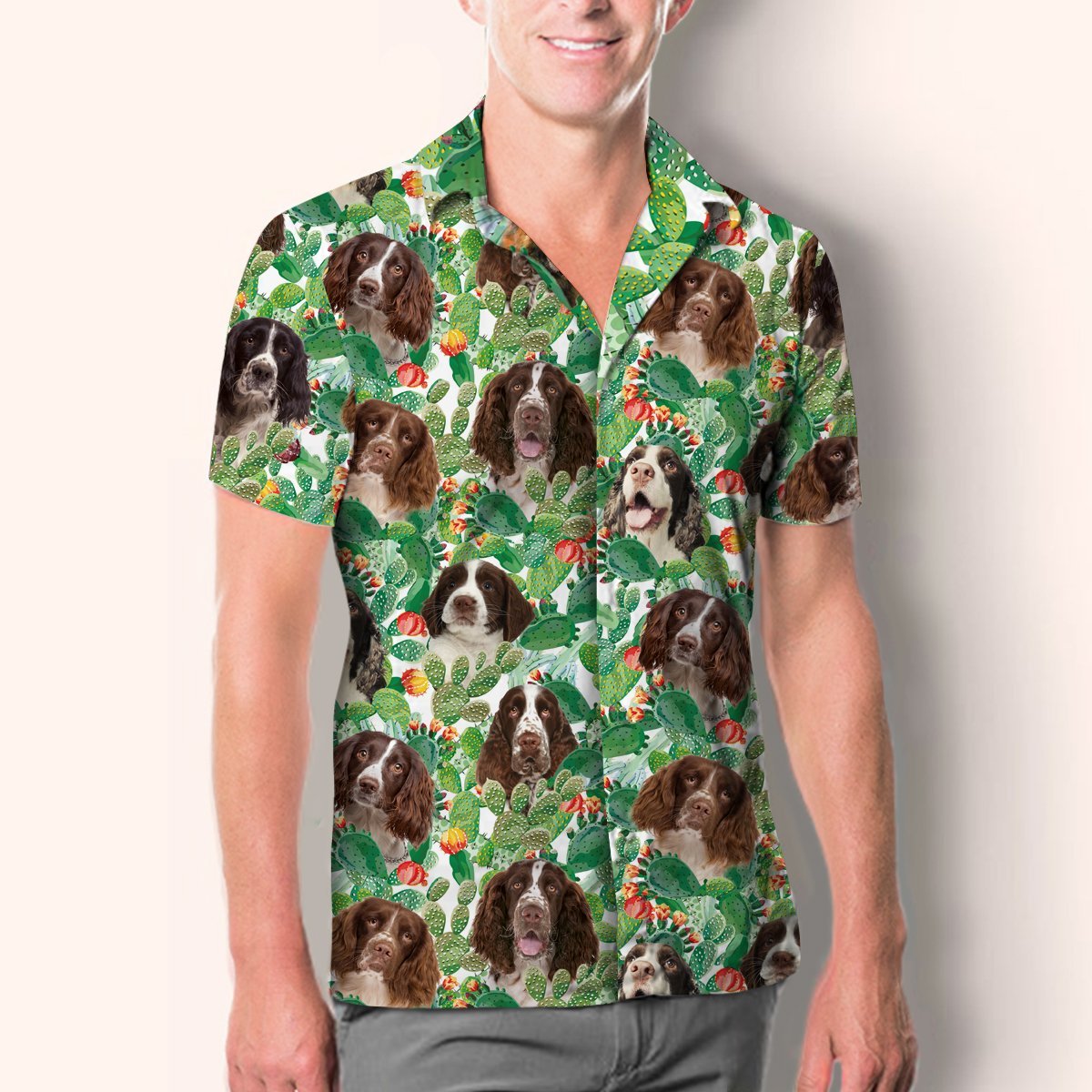 English Springer Spaniel - Hawaiian Shirt