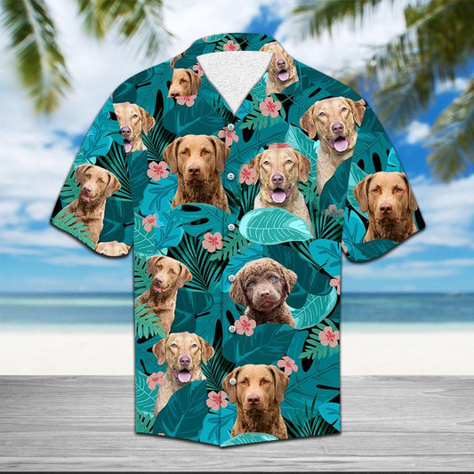 Tropical Chesapeake Bay Retriever Hawaii Shirt Ht298 Hawaiian